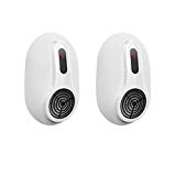 AVANTEK [Amélioré] Lot de 2 Anti Rats Souris Ultrason Deux Anti Nuisible Deratisation Deratiseur Répulsif Electronique Elimination pour Jardin Maison Restaurant Boucherie Pâtisserie Magasin Entrepôt