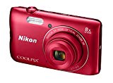 Nikon Coolpix A300 Appareil photo numérique 20.48 Mpix Zoom Optique 8 x Rouge