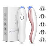 Aspirateur Point Noir, MODAR Extracteur Points Noirs Visage Électronique Rechargeable Pour Nettoyer les Pores/Comédons/Acnés/Acariens, Kits de Appareils de Nettoyage avec 4 Têtes & 2 Filtre Acier Inoxydable Remplaçables, USB Câble - Rose Or