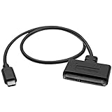 StarTech.com Câble Adaptateur USB C vers SATA pour Disque Dur/SSD DE 2,5' - USB 3.1 (10 GB/s) - Compatible Thunderbolt 3 - SATA I/II/III