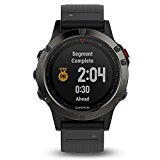 Garmin Fēnix 5 Gray - Montre GPS Multisports Outdoor - Bracelet Noir