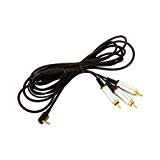 OSTENT AV Audio Vidéo RCA Composite Câble Compatible pour Sony PSP 2000/3000 Slim to TV