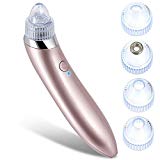Extracteur Points Noirs Electrique, Skitic Aspirateur à Points Noirs Professionnel Blackhead Acné Removal Nettoyant Facial Pour Pores Outil de Beauté pour Soins de la Peau (Rose)