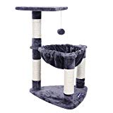 SONGMICS Arbre à chat grande capacité griffoir niches colonnes renforcées PCT83G