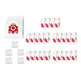 Kit de Sacs aspirateur: 25 sacs + 10 microfiltres pour les aspirateurs Miele (alternative à FJM HyClean 3D)