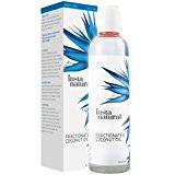 Huile de Coco InstaNatural Rractionnée - 100% Pure Hydratant Liquide Pour la Peau, le Visage, le Corps, les Ongles, Cheveux Secs et Abimés - Gel de Rasage, de Massage et Huile de Bain - 240 ml