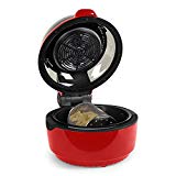 Klarstein VitAir Fryer Friteuse sans huile à air chaud (1400W, 230°max, capacité de 9L, fonction four et nombreux programmes, nettoyage facile) - rouge