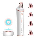Extracteur des points noirs, aspirateur point noir, Xpreen nettoyeur des pores charge sans fil, extracteur des comédons des points noirs avec LED éclairage
