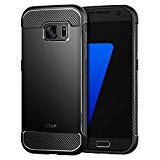 JETech Coque pour Samsung Galaxy S7, Shock-Absorption et Anti-Rayures, Noir