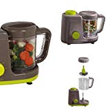 4 in1 Mixer vapeur Electrique Warm Halt Fonction Préparation pour bébés (de frein à vapeur, minuteur, Stand Mixer Appareil à smoothie, Baby Cuisine Machine)