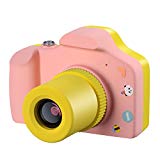 TR Turn Raise Appareil Photo Numérique pour Enfants, 1,5 Pouce Couleur LED Écran avec 8 Go Carte SD (Rose)