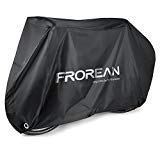Housse Vélo, Moto, Scooter - Ultra-Résistante: OXFORD-190T, Imperméable, Anti-Poussières, Anti-UV, Inoxidable. Taille Universelle Extra-Large, Trous pour Antivols, Sangle & Clip PVC, Elastiques Roues