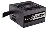 Corsair CX450M Alimentation PC (Semi-Modulaire, 80 PLUS Bronze, 450 Watt, EU)