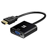 HDMI vers VGA, TechRise Adaptateur HDMI vers VGA 1080P Convertisseur HDMI Mâle à VGA Femelle Compatible avec PC , TV Box , HDTV , Ultrabook , XBOX