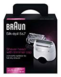 Braun Silk-Épil SE721 Tête de Rasage/Accessoire tondeuse pour Épilateurs Silk-Épil 7/Silk-Épil 5
