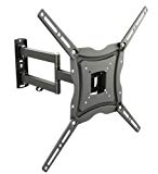 RICOO Support TV Mural orientable inclinable S2244 Meuble de téléviseur suspendu Plasma Smart OLED incurvé fixation murale télé LED LCD 3D 4K VESA 400x400 universel toutes marques de televiseur