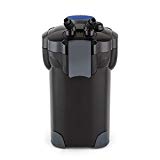 Waldbeck Clearflow 55 • Filtre externe pour aquarium • Pour aquarium de max. 2000L • Faible consommation • Filtrage en 4 parties • Nettoyage facile • Tuyau 1,6m • Eau douce ou salée • Noir