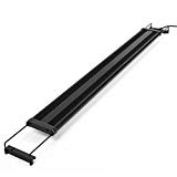 Amzdeal Aquarium Lampe 180LED 5050SMD, 115-140CM Modes Extensibles, AC100-240V Plug EU, éclairage pour poissons, Couleur RGB ou Blanc, Télécommande inclus