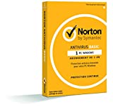 Norton Antivirus Basic 2018 | 1 Appareil | 1 an | PC | Téléchargement