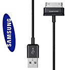 Cable USB Data + Charge pour Tablette Samsung GT-P5110 Galaxy Tab 2 10.1 - ECC1DP0UBE Noir