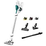Rowenta RH9252WO Aspirateur Balai Sans Fil Multifonction Air Force All In One 460 Autonomie jusqu'à 30mn Technologie cyclonique Blanc et Bleu
