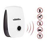 Yokamira Répulsif Ultrason Anti-Rongeurs Insectes, Répulsif Anti Rats Souris Moustiques Coquerelle Mouches Cafards Fourmis Araignées, Sans danger, respectueux de l'environnement et efficaces