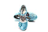 ELSA & ANNA - Ballerines Princesse Reine de Neiges - FR112 (Bleu, EURO 29-Longueur intérieure:19.4cm)