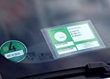 Cardpicker, magnet en verre, étui de protection pour ticket de stationnement – autoadhésif, testé ADAC