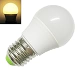 GRV E27 6–5730SMD Ampoule globe LED Lampe AC DC 12 ~ 24 V 3 W Plastique thermique, blanc chaud, E27, 3.00W 12.00V