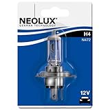 NEOLUX N 472–01B 12V 60/55W H4 P43T sous Blister
