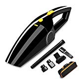 Aspirateur Voiture,Sonoka Mini Aspirateur Portable Voiture Allume-Cigare 12V 120W 3500PA, Technologie sèche et Humide fourni avec Filtre HEPA Lavable,Cordon d'alimentation de 5m, et Sac de Transport