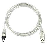 1.5 m Câble de données USB, IEEE 1394 4 broches vers fiche mini USB Firewire pour Mini DV Caméscope HDV Modifier
