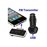 Mini transmetteur FM iPhone 4 4S 3G 3GS iPod chargeur USB