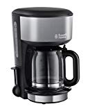 Russell Hobbs Cafetière Colours Grey - Technologie de douchette avancée, 1,25 L, montée en température rapide, 1 000 W, stop goutte, porte filtre amovible, 20132-56