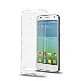 Silicone TPU Housse étui coque transparent pour Alcatel One Touch Idol 2 mini S (OT-6036)