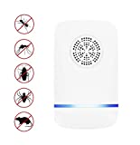StillCool Répulsif Ultrason Anti Rongeurs Insectes, Répulsif Électronique Anti Souris Rats Coquerelle Mouches Moustique Cafards Fourmis Araignées Puces, Protecteur de Maison de Chambre (Blanc)