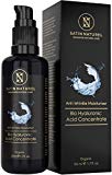 Sérum à l'acide hyaluronique concentré BIO 50 ml /Hautement dosé / Gel à l'acide hyaluronique anti-âge / FABRIQUÉ EN ALLEMAGNE / 97% bio / OFFRE DE LANCEMENT/ Qualité premium / Contenant en verre protecteur - À base de jus d'Aloe Vera 100 % bio / Produit naturel et vegan pour la peau, le cou, les yeux & le visage / GARANTI SATISFAIT OU REMBOURSÉ / Convient à tous types de peaux / Soin antirides à l'acide hyaluronique