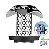 Sèche-cheveux de drain, protecteur de drain de baignoire d'acier inoxydable, anti-rouille et aucun moule, utilisation durable, assortissent des tailles de drain de 1.35'à 1.75'
