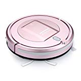 Eyugle Aspirateur Robot KK290A 500pa Aspiration Puissante Capteur Intelligent Anti-collision Anti-chute Trois modes de nettoyage (Or rose)