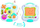 Smoby 110413 - Cotoons Tablette d'Eveil 2 en 1 - Effets Sonores et Lumineux - + Piles Incluses