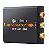 Neoteck HDMI vers RCA Convertisseur HDMI vers AV CVBS Adaptateur HDMI Composite Audio 1080P Supporte PAL / NTSC en Alliage pour PC Ordinateur Portable Wii Xbox PS3 PS4 Boîtier Décodeur TV VHS VCR Lecteur DVD Blu-Ray