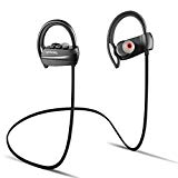 yobola Ultra-Longue Autonomie Écouteurs Bluetooth 4.1 Sans Fil Oreillette Intra Auriculaire Casque Sport Etanche Réduction du Bruit avec Microphone - 11 heures de Lecture de Musique - Noir