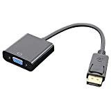 Pinzhi Noir Port d'affichage mini DV Adaptateur de câble VGA pour Apple MacBook Air Pro
