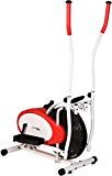 Sportplus SP-ET-8000-R - Crosstrainer/Stepper Elliptique - Ordinateur de Contrôle - Système de Freinage à Courroie haute performance et ultra Silencieux