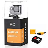 Caméra d’action 4K par FLUID & FORM - Application WIFI & iSmart rapide et facile - Télécommande 2.4G pratique - Piles longue durée de 1350mAh (2 piles sont incluses)