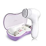 Touchbeauty 9 en 1 Electric Foot File coupe-cors anti-callosités Manucure et pédicure Lot de 2 vitesses Seting à piles Tb-0601b
