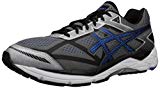 Asics Men's Gel Foundation 12 Running Shoe, Carbon/Electric Blue/Black, 7 4E US
