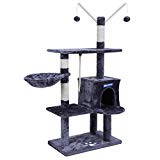 SONGMICS Arbre à chat grande capacité griffoir niches colonnes renforcées PCT35G