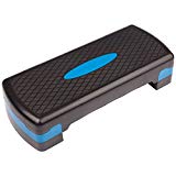 Ultrasport Step d'aérobic, réglable en hauteur, gris/bleu