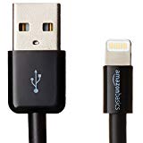 AmazonBasics Câble Lightning vers USB Certifié Apple Noir 1,8 m